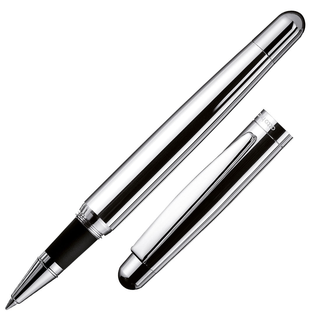 Premium Rollerball Pen - Shine Silver with Platinum Plating for Smooth Writing | Elegant Office & Gift Choice for Professionals