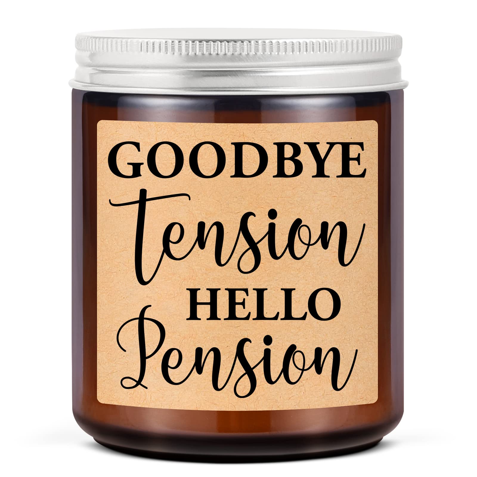Lavender Scented Candles - Funny Retirement Gift for Women, Coworkers, Friends, Wife, Mom & Teacher | Stress Relief Aromatherapy Candle | Birthday, Christmas & Friendship Gift Idea | Perfect for Relaxation, Home Decor & Thoughtful Surprises
