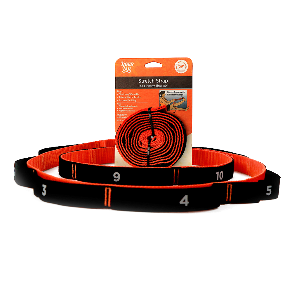 Tiger Tail Stretchy Massage Strap - 80 Inch Muscle Roller for Deep Tissue Relief | Perfect for Athletes, Yoga & Physical Therapy