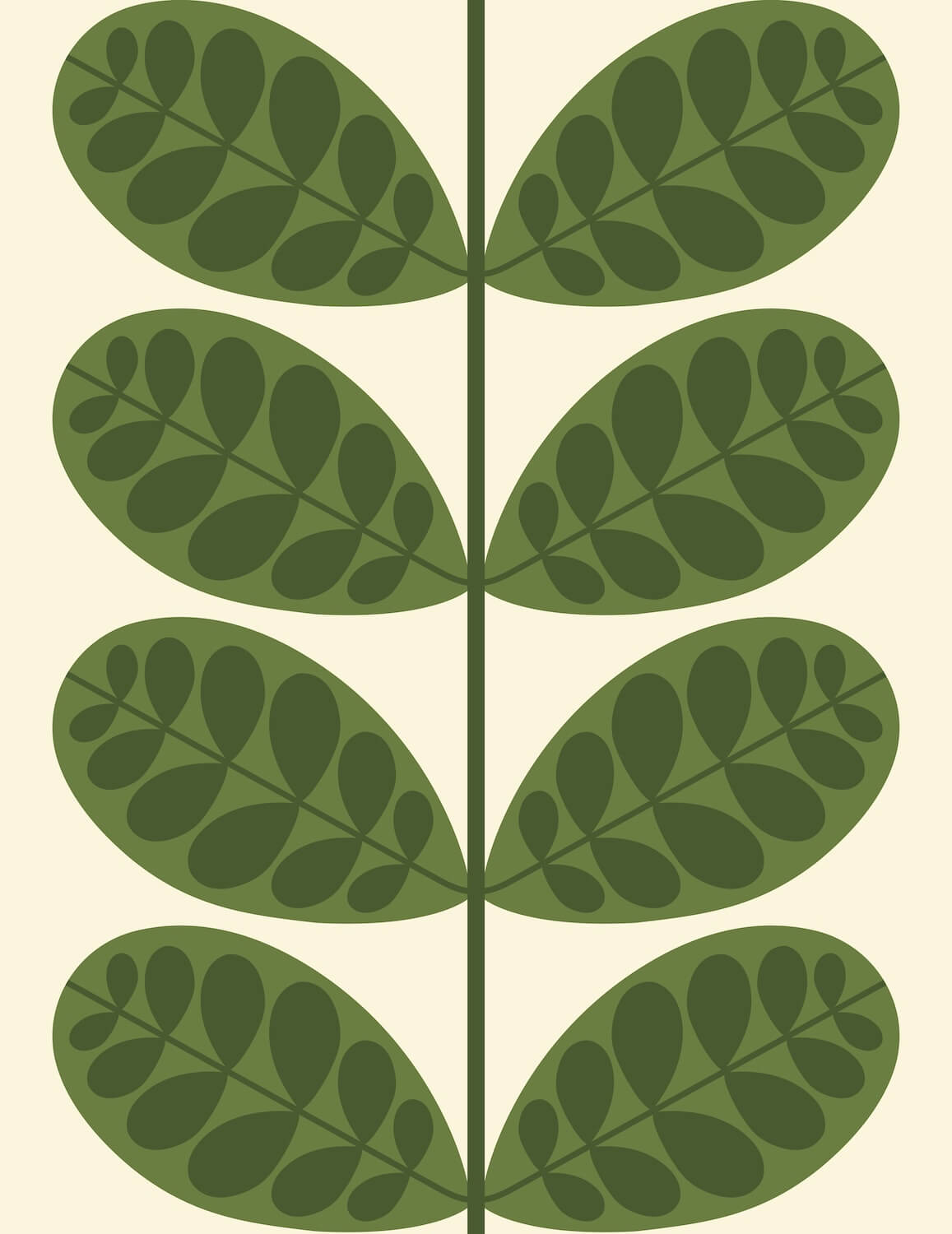 Botanica Fern Wallpaper - 52cm x 10m Self-Adhesive Peel and Stick Wallpaper - Tropical Leaf Pattern for Bedroom, Living Room, Office Decor