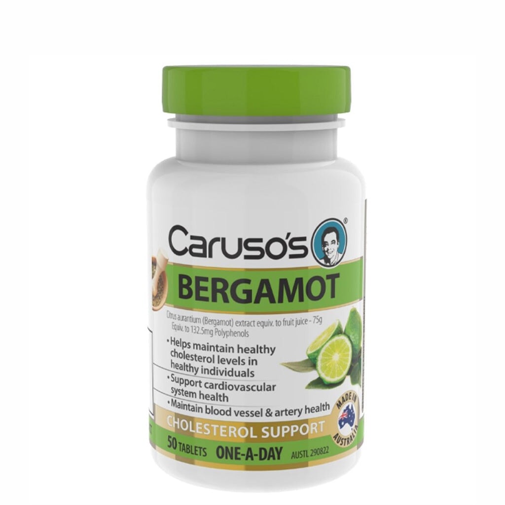 Caruso's Bergamot One A Day Dietary Supplement - Natural Stress Relief & Immune Support for Daily Wellness | Perfect for Busy Professionals & Students