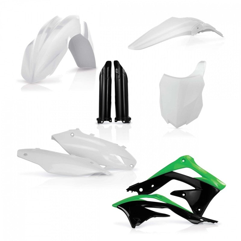 Acerbis Full Plastic Kit for Kawasaki KX450F 2013-2015 | OEM Style Replacement | Dirt Bike & Motocross Racing Accessories