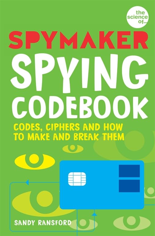 Spymaker Spying Code Book - Learn Secret Codes & Ciphers for Kids & Adults | Fun Spy Games, Escape Room Puzzles & Educational Activities