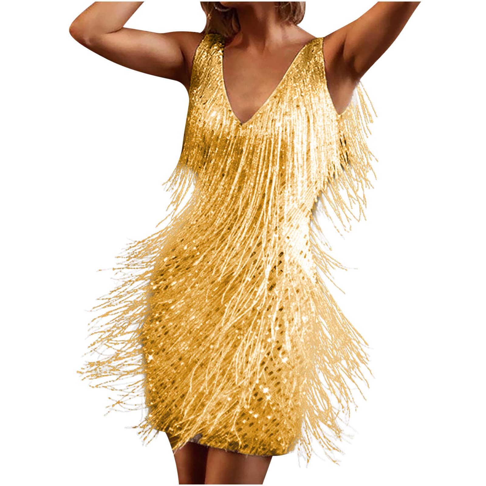 Sexy Women's Party Dress 2023 - Tassel Bodycon Homecoming & Wedding Guest Dress for Women | Perfect for Cocktail Parties, Prom, and Evening Events