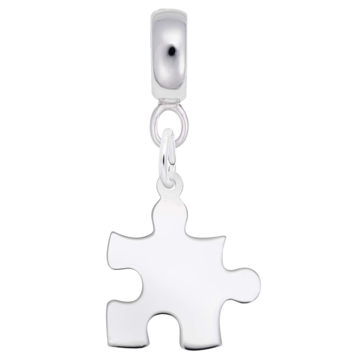 Puzzle Piece Charm Dangle Beads for Jewelry Making - DIY Bracelet & Necklace Charms - Perfect for Friendship Gifts, Party Favors, and Craft Projects