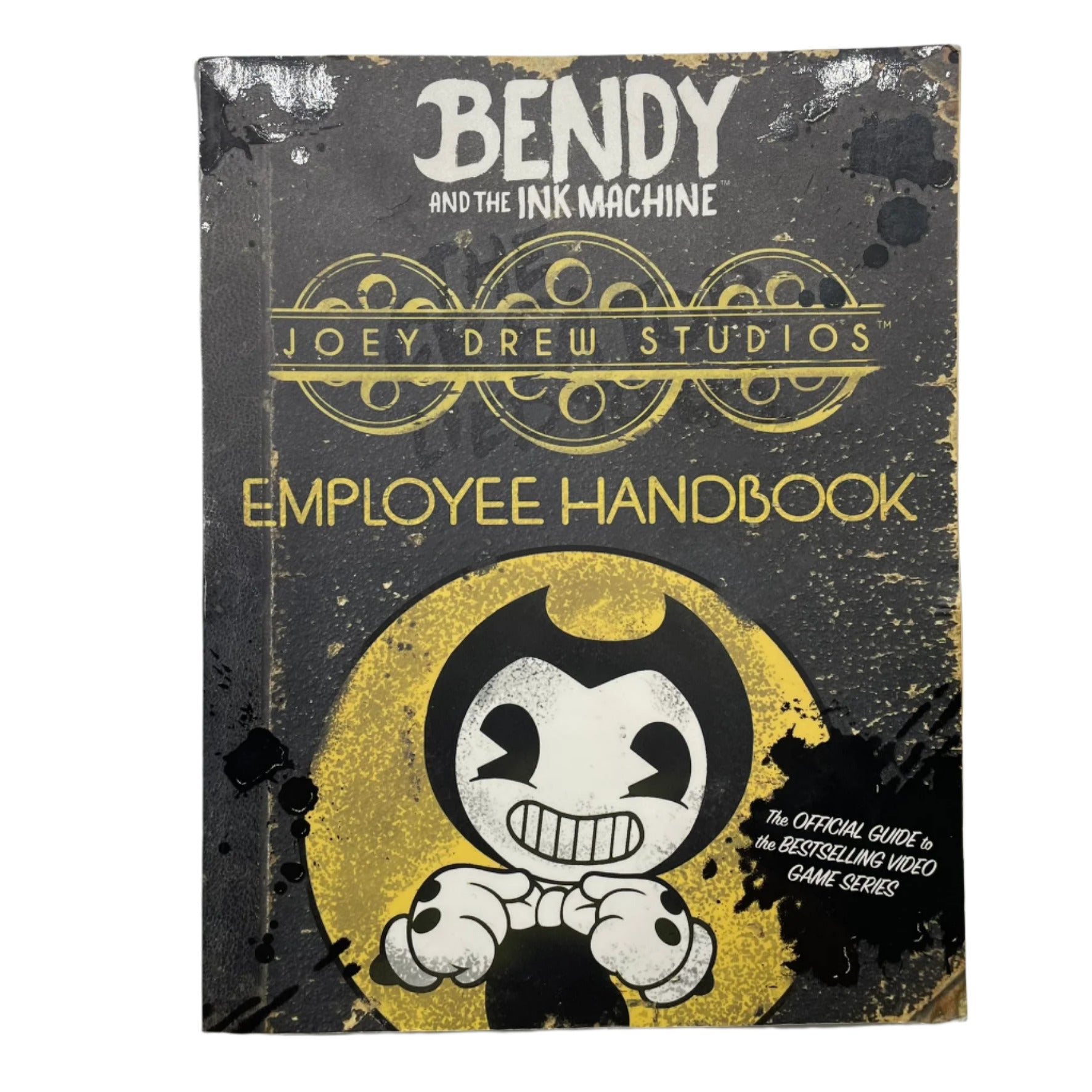 Bendy and The Ink Machine Employee Handbook by Joey Drew Studios - Paperback Book for Horror Game Fans & Collectors | Perfect for Cosplay, Gaming Events & Halloween Decor