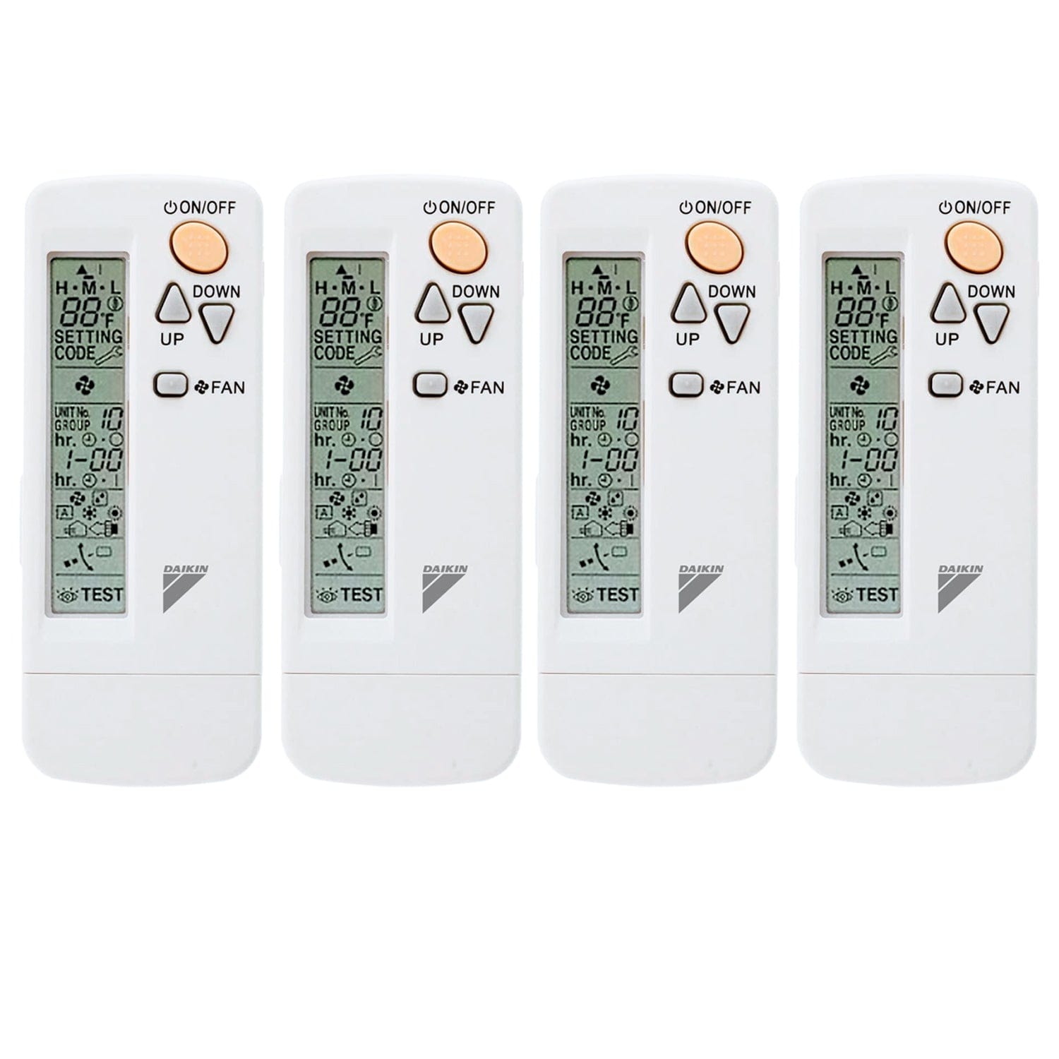 BRC082A43 Wireless Remote Controller - 4 Pack Set for Smart Home Automation, TV, Audio & Lighting Control - Premium Universal Remote Replacement (Set of 4)