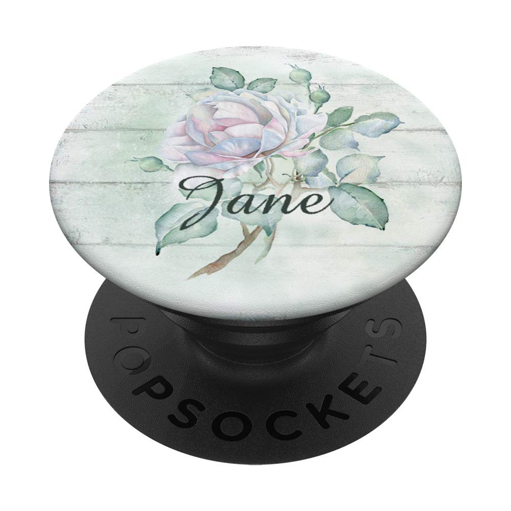 Personalized Jane PopSocket Grip & Stand for Phones & Tablets - Perfect Gift for Girls, Ideal for Home, Office, and Travel Use