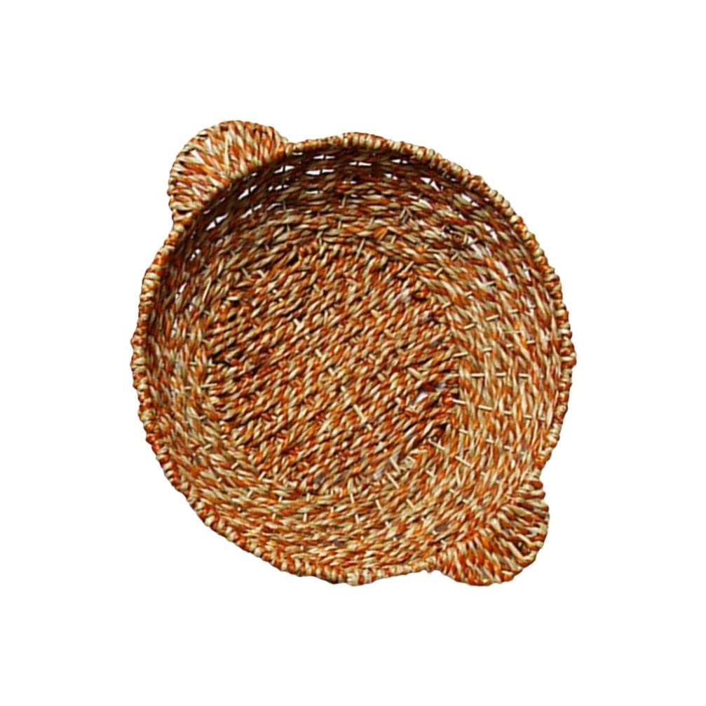 Cabilock 1pc Braided Water Hyacinth Placemat - Non-Slip Rattan Table Mat for Dining Table Decor, Casserole Pot Holder, Home & Kitchen Protection - Perfect for Dinner Parties, Daily Use & Heat-Resistant Serving