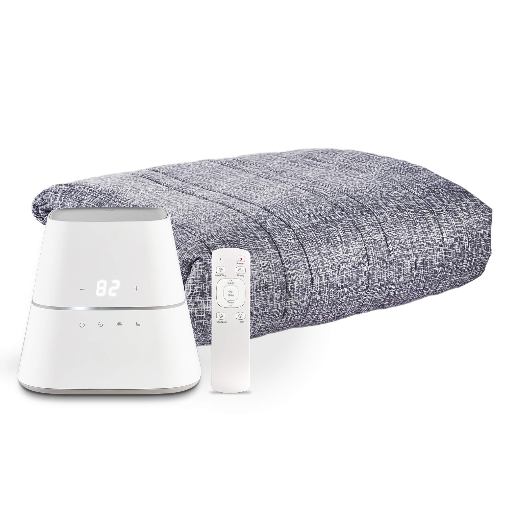 AquaPad CozyFlow Water Heated Mattress Pad - Digital Wireless Heating System with AirQuiet & Dual-Tank Technology | Full/Double Size Bed Warmer for Winter Comfort | 5-Year Warranty | Perfect for Cold Nights, Arthritis Relief & Cozy Sleep