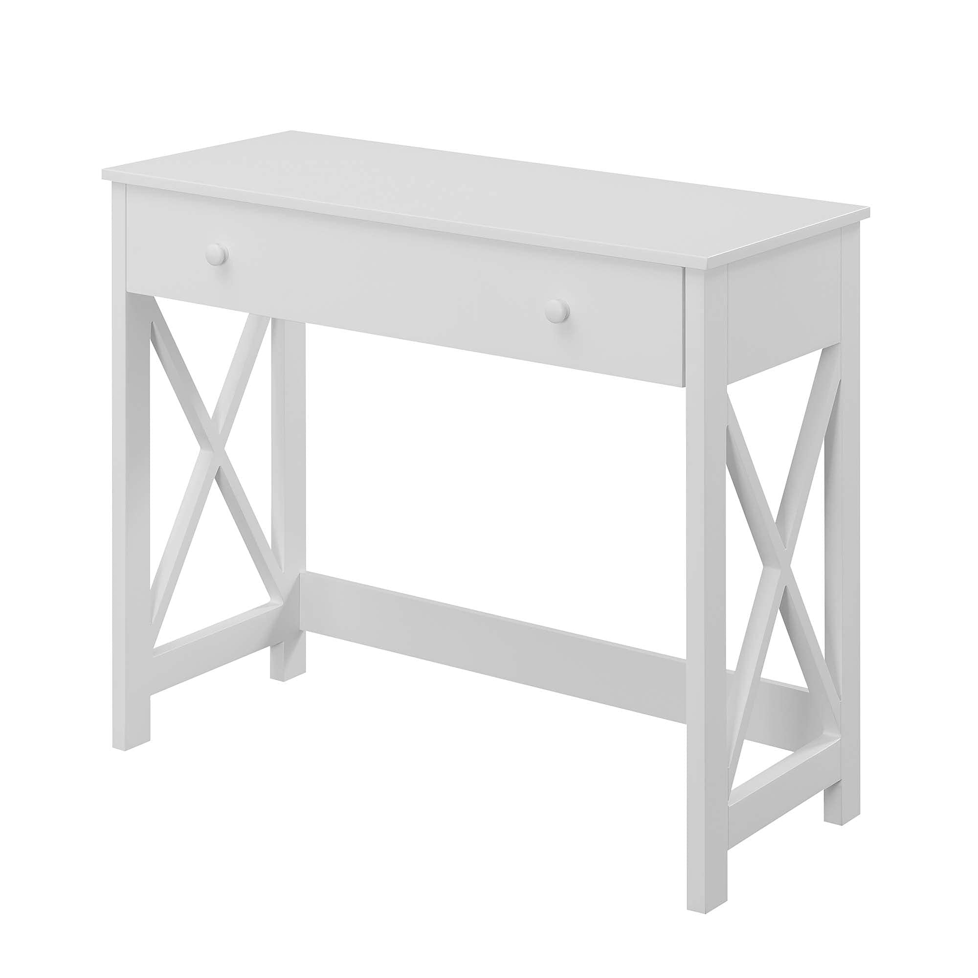 Ergode Oxford 36-inch Office Desk with 1 Drawer - Modern Writing Desk for Home Office, Study Room & Workspace