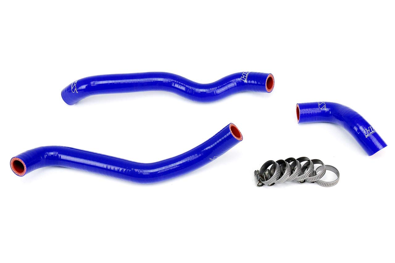HPS 57-1435-BLUE Z33 Silicone Heater Coolant Hose Kit - High Performance Cooling System Upgrade for Nissan 350Z - Perfect for Racing, Daily Driving & Engine Protection