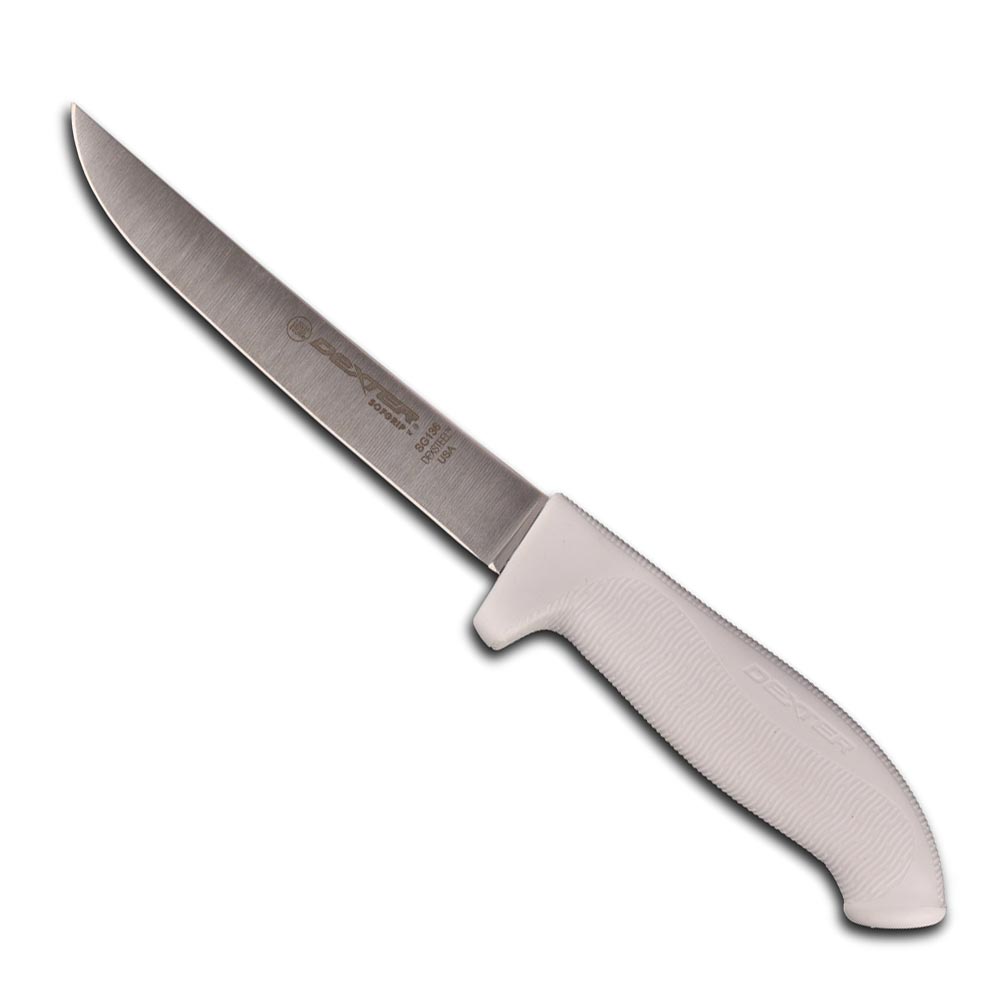 Dexter 6-Inch SoftGrip Wide Boning Knife - High-Quality Kitchen Knife for Meat Cutting, Butchering & Food Prep | Perfect for Home Chefs & Professional Kitchens