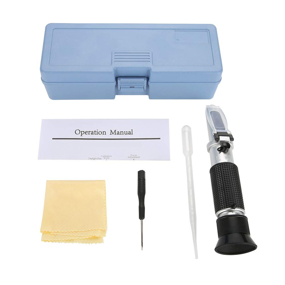ZPSHYD Digital Refractometer for Beer Brewing - 1.000-1.130 Brix & Wort Specific Gravity Tester for Beer, Wine, Juice, Honey, and Maple Syrup - Perfect for Homebrewers and Winemakers