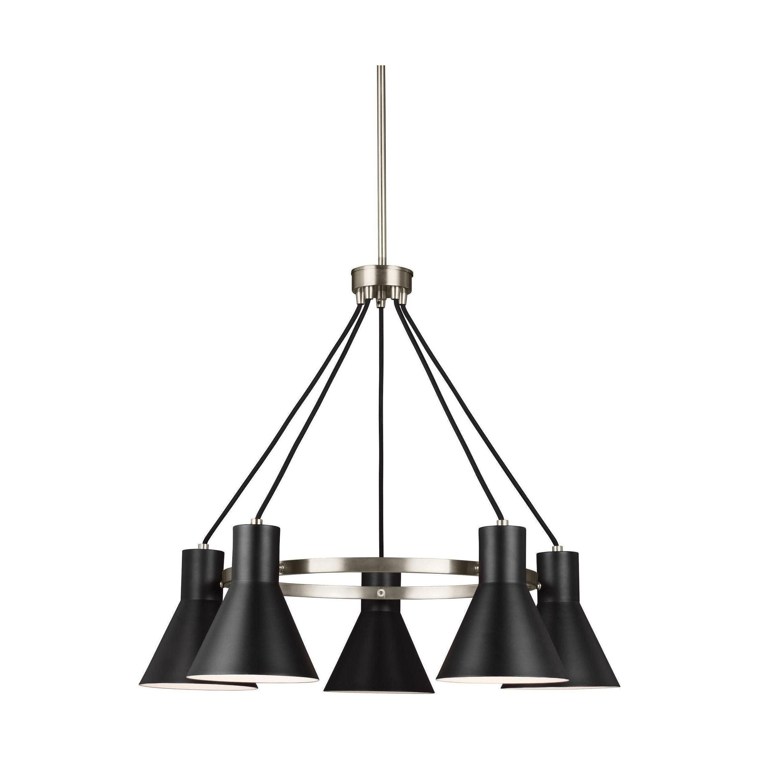 Elegant Towner Chandelier - Modern Crystal Ceiling Light Fixture for Dining Room, Living Room & Bedroom | Perfect for Home Decor & Wedding Venues
