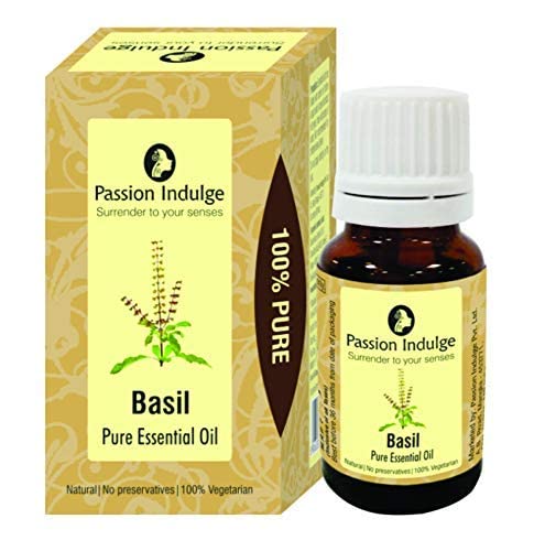 100% Pure Natural Tulsi (Holy Basil) Essential Oil - 10ml | Vegan, Undiluted, Therapeutic Grade | Aromatherapy, Relaxation & Skin Care