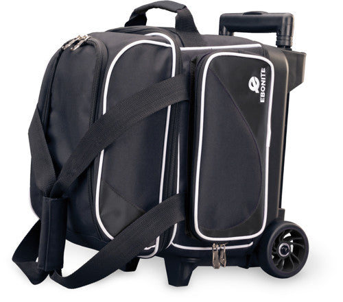 Ebonite Single Ball Roller - Premium Bowling Ball Carrier for Easy Transport (Black) | Perfect for League Play, Tournaments & Practice Sessions