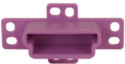 Prime-Line 1-1/4 Inch L Plastic Drawer Track Back Plate (1 Pack) - Replacement Part for Cabinet & Furniture Repair