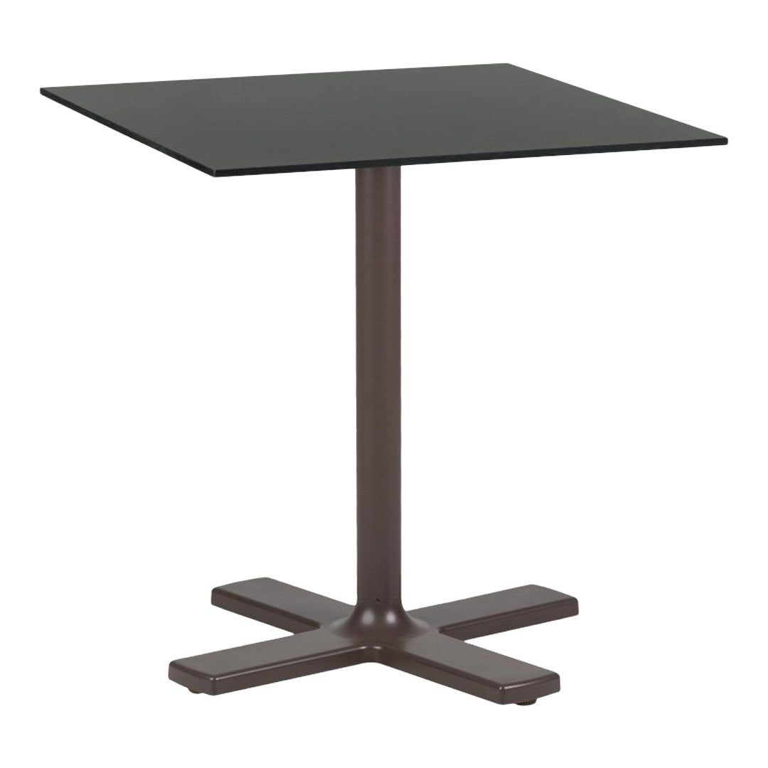 Compact Square Cafe Table - 24 Inch Small Bistro Table for Outdoor & Indoor Use - Perfect for Patio, Garden, Balcony, and Coffee Shops - Durable & Stylish Dining Furniture