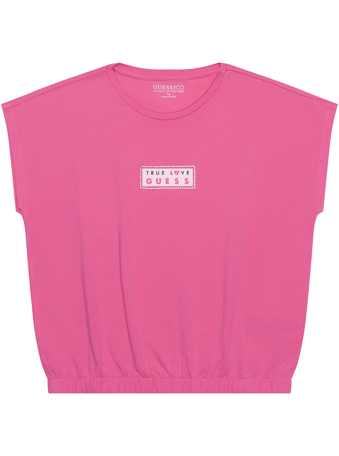 Bright Pink Short Sleeve T-Shirt for Girls (Size 7-16) - Soft Cotton Casual Tee for School, Playdates & Summer Outfits