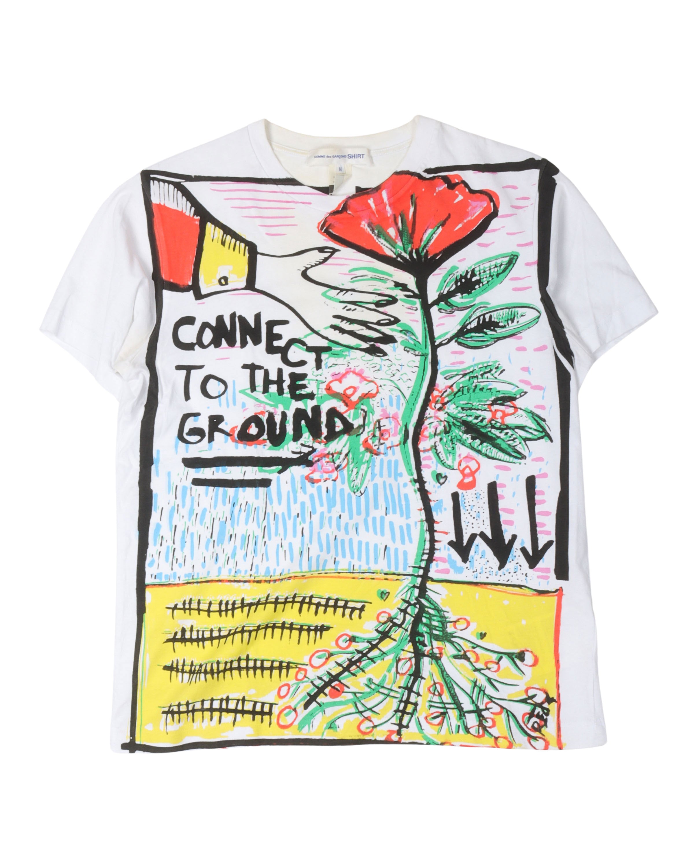 Connect to the Ground T-Shirt - Comfortable Cotton Tee for Men & Women | Perfect for Yoga, Meditation & Outdoor Activities