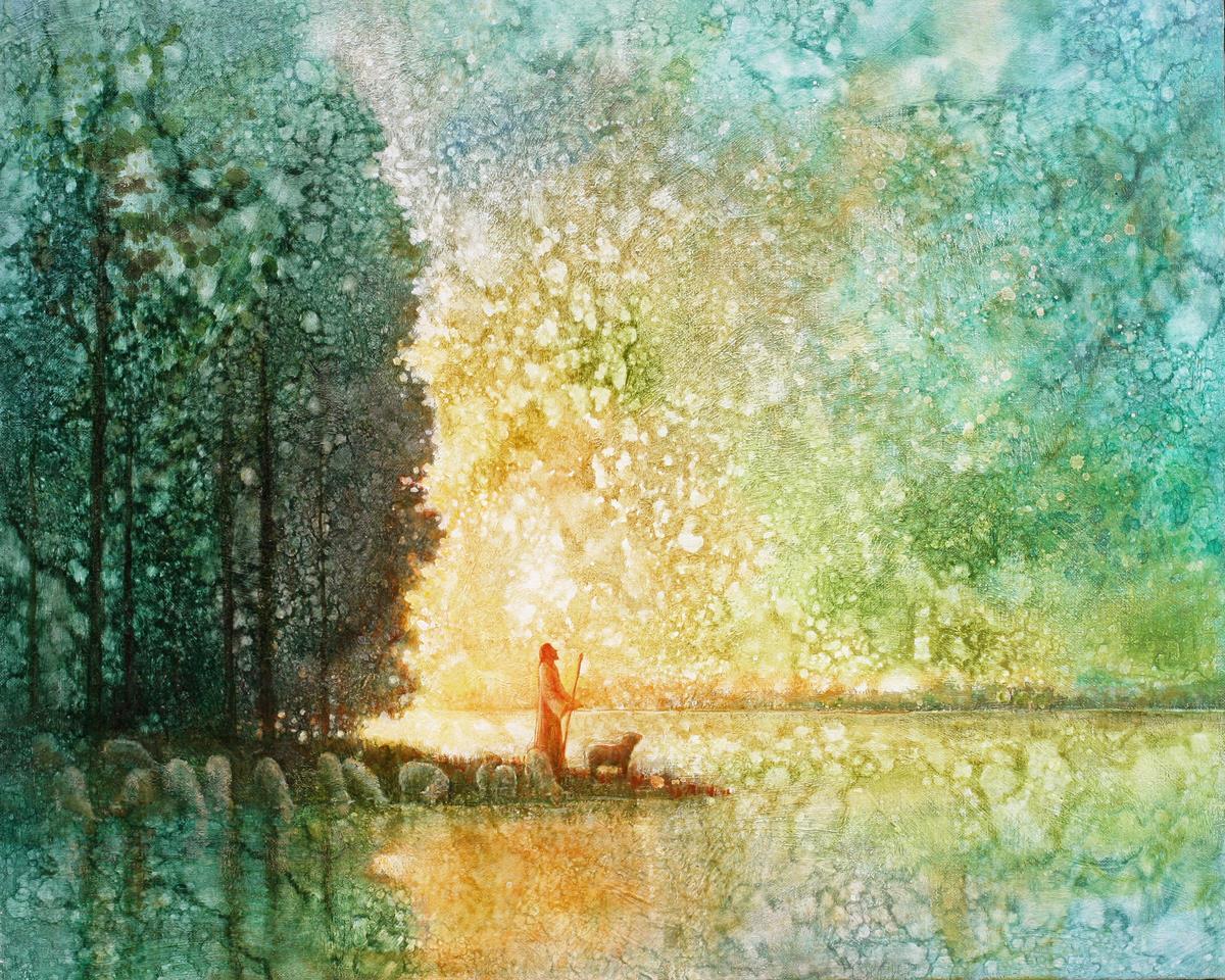 Beside Quiet Waters - Premium Home Decor for Relaxing Spaces | Perfect for Living Rooms, Bedrooms & Meditation Areas