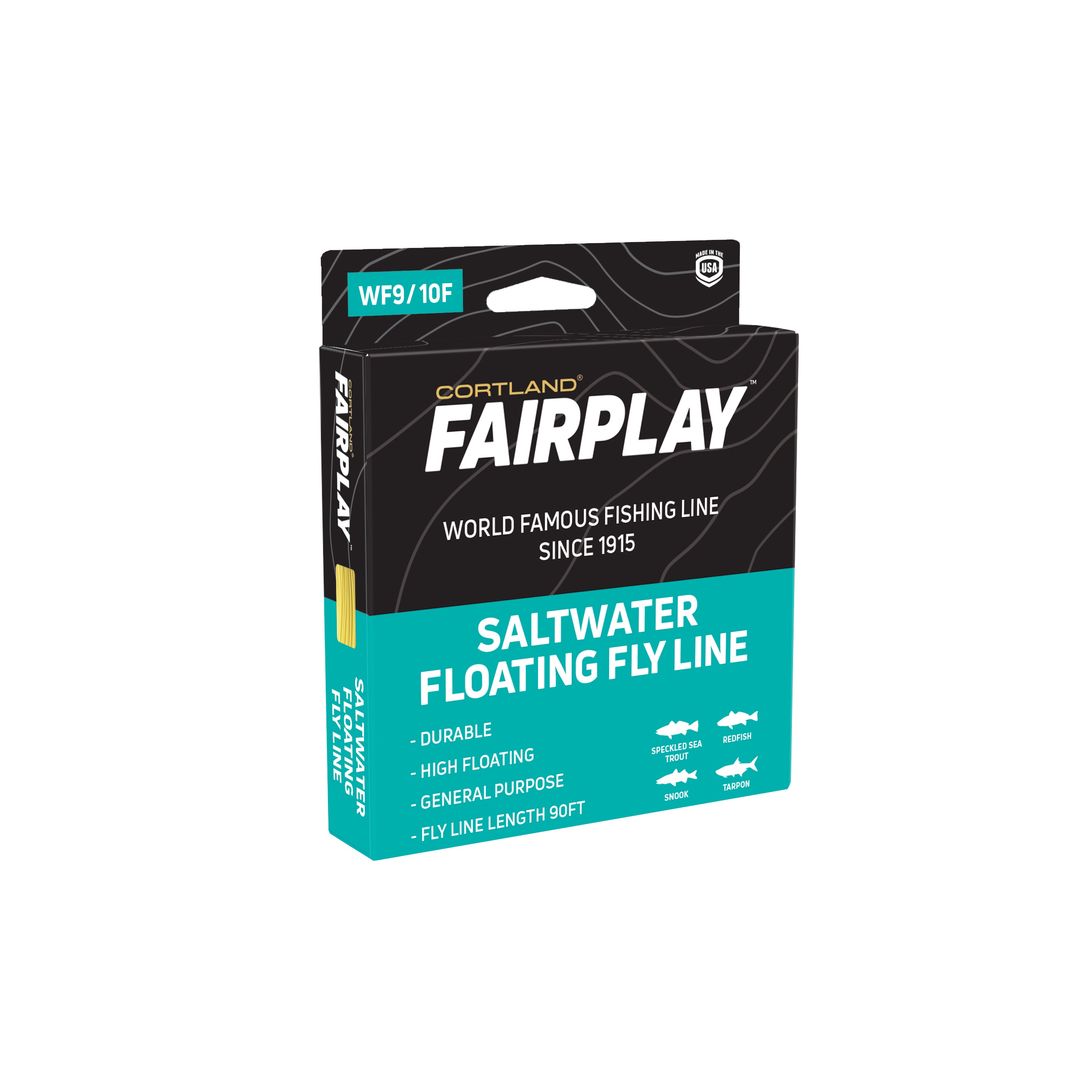 Fairplay Saltwater Floating Fly Line - Premium Fly Fishing Line for Saltwater Anglers - Perfect for Surf, Inshore, and Offshore Fishing Adventures