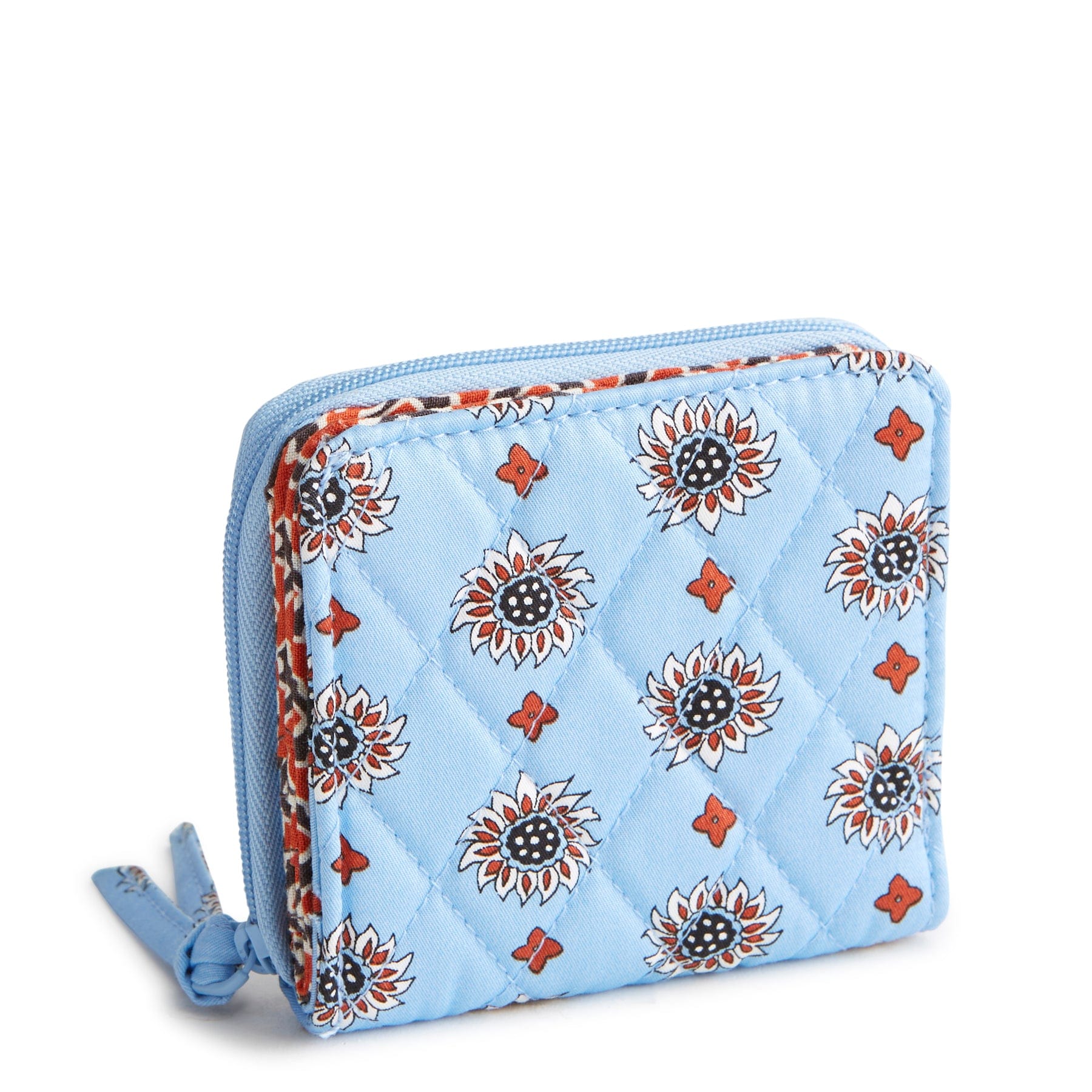 Compact Zip Around Wallet for Women & Men - Slim RFID Blocking Travel Wallet with Multiple Card Slots - Perfect for Everyday Use, Business Trips, and Travel Accessories