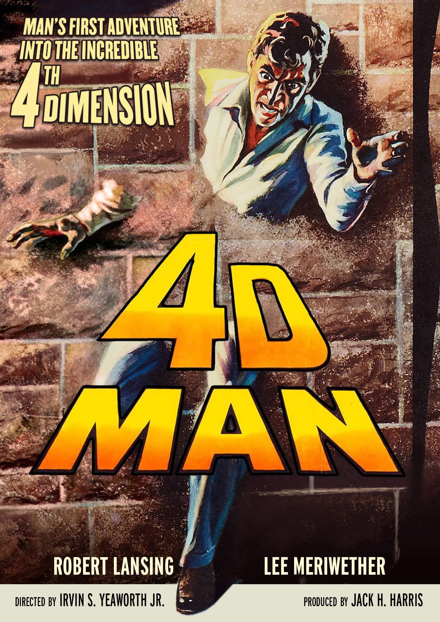 4D Man Special Edition Blu-ray - Classic Sci-Fi Movie for Collectors & Film Enthusiasts | Perfect for Movie Nights & Home Theater Screenings