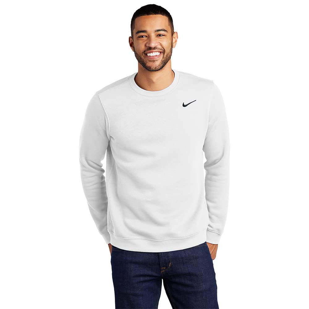 Nike Club Fleece Crewneck Sweatshirt for Men - Soft & Comfortable Pullover Hoodie - Perfect for Casual Wear, Gym & Lounge