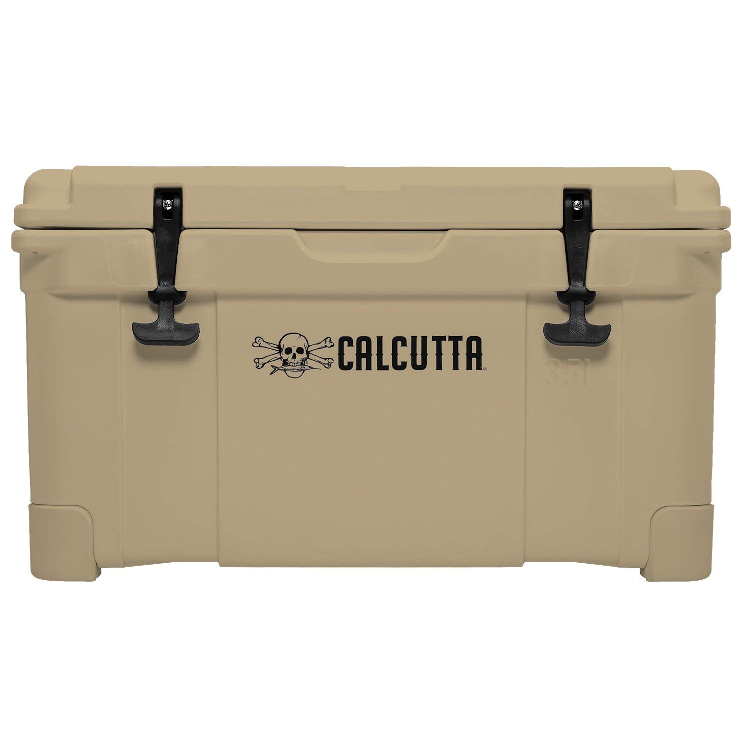 Calcutta Hard Cooler - 5-Day Ice Retention Insulated Outdoor Ice Chest | 35L Portable Cooler for Fishing, Boating & Camping | Travel Drink Cooler with Drain Plug & Built-in Light | Perfect for Beach Trips, Tailgating & Outdoor Adventures