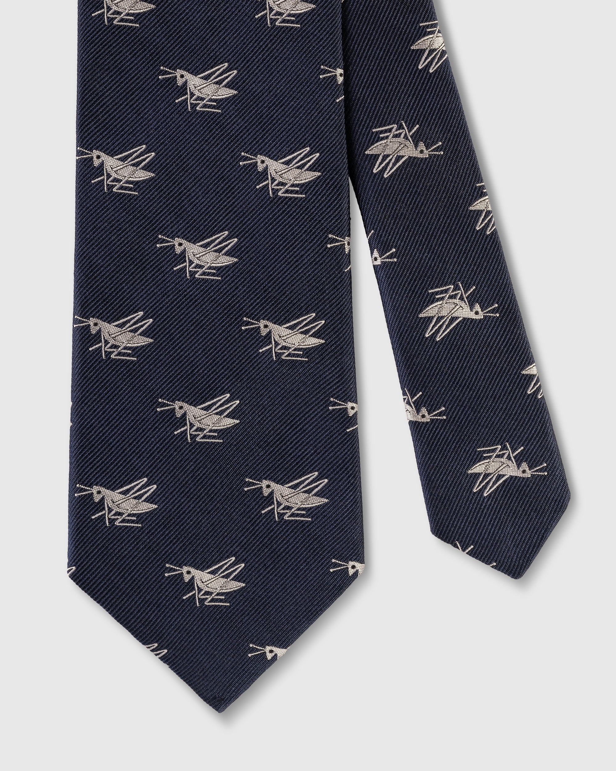 Grasshopper Emblematic Necktie - Classic Silk Tie for Men, Formal & Business Attire - Perfect for Weddings, Office & Special Occasions