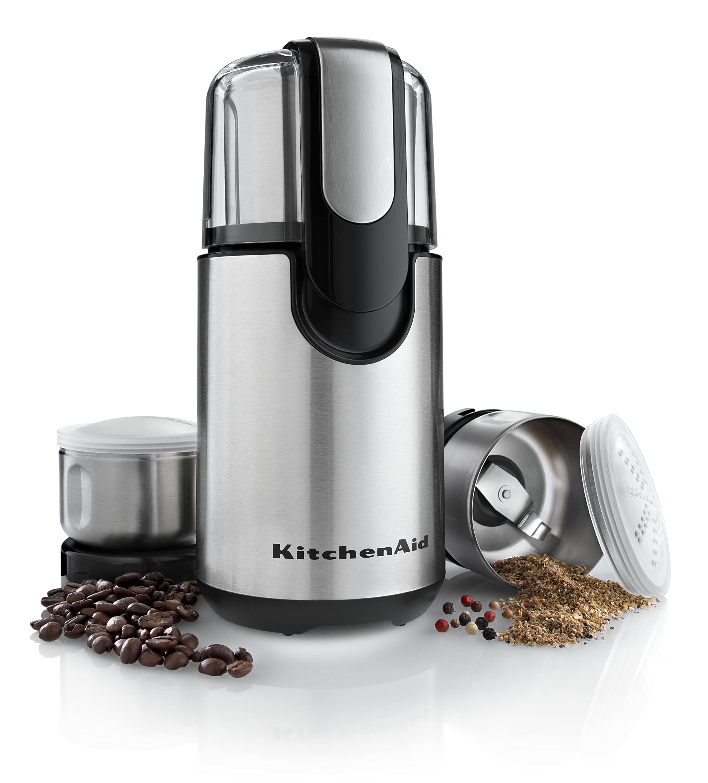 KitchenAid Blade Coffee and Spice Grinder Combo Pack - Onyx Black | Electric Grinder for Fresh Coffee Beans, Spices & Herbs | Perfect for Home Kitchens & Coffee Enthusiasts