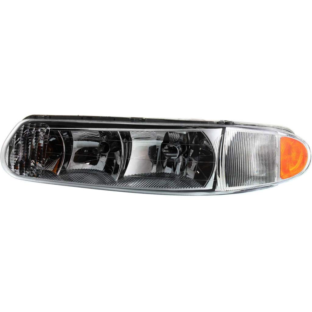 Buick Regal Headlight Assembly 1997-2004 Driver Side - OEM GM2502182 & 19244639 Replacement - Perfect for Night Driving & Auto Restoration Projects