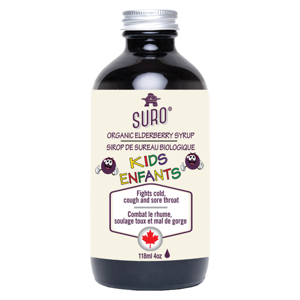Organic Elderberry Syrup for Kids - Immune Support Supplement with Vitamin C & Zinc - Natural Cold & Flu Relief - Perfect for Daily Wellness & Seasonal Immunity Boost