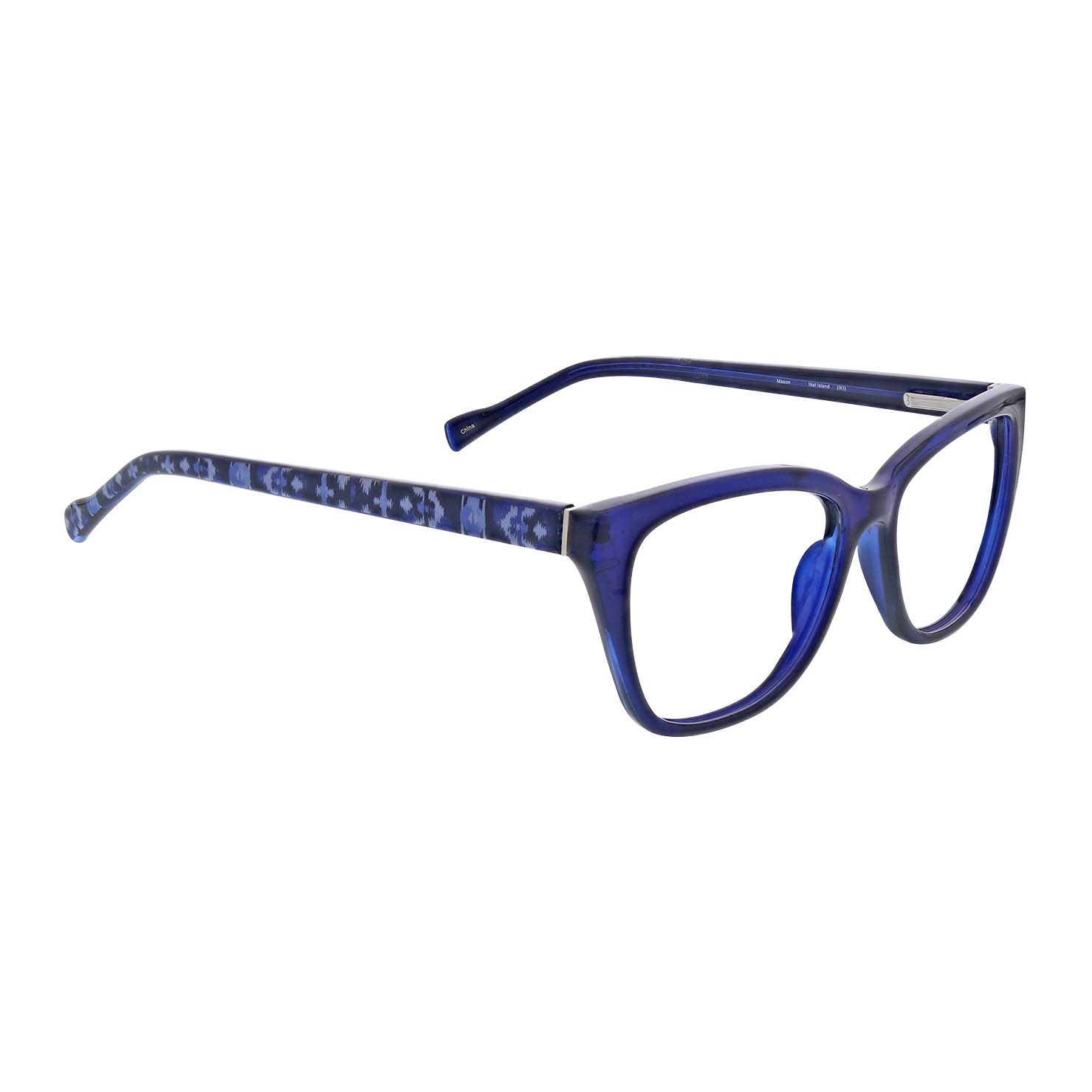 Vera Bradley Women's Mason Square Reading Glasses +1.00 to +3.50 Strength | Stylish Lightweight Readers for Women | Perfect for Reading, Crafts & Computer Work