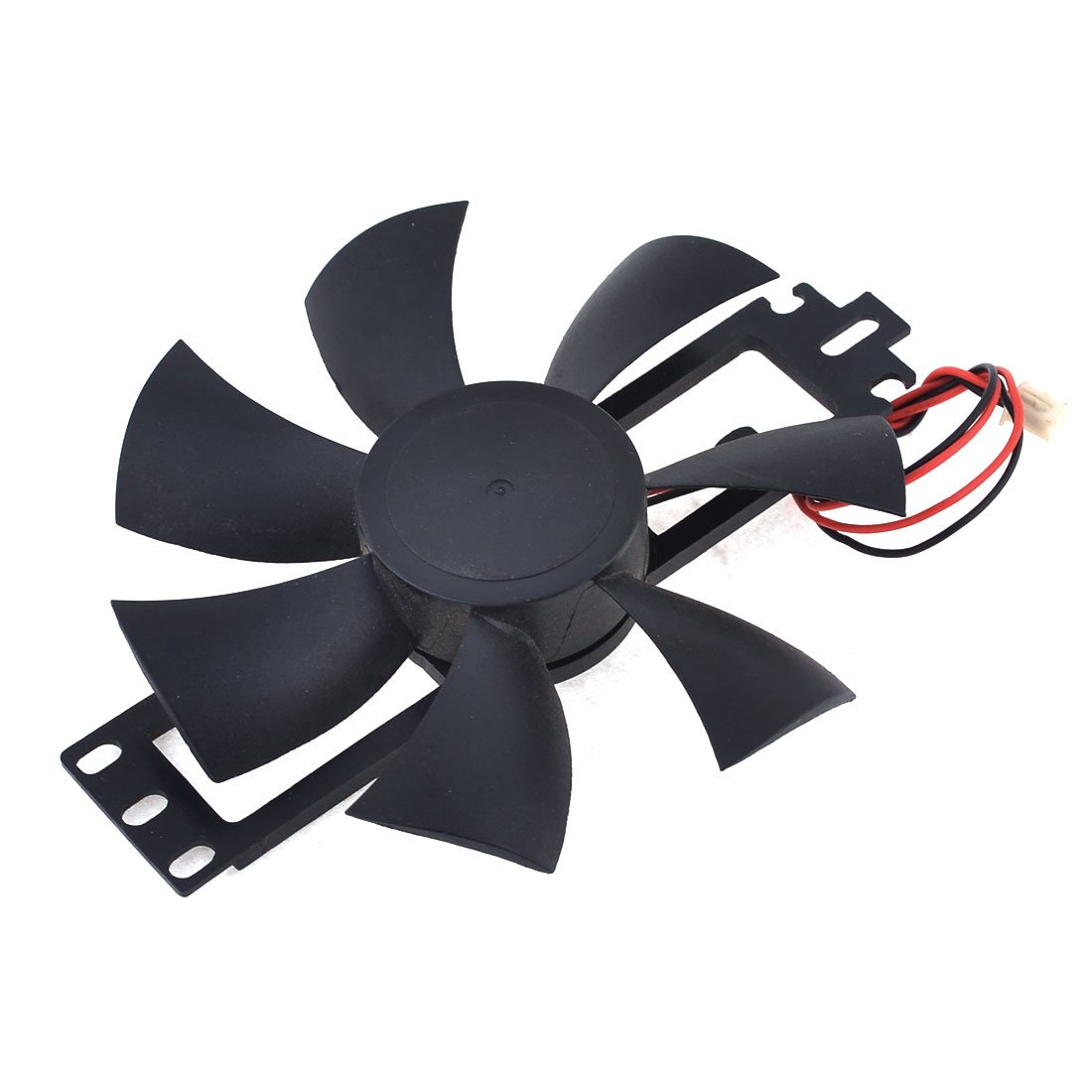 Qtqgoitem DC 12V Brushless Cooling Fan for Induction Cooker Replacement - 2 Terminal (Model: 6B4 C30 8E1 6BD E69) | Perfect for Kitchen Appliances & Ventilation Systems