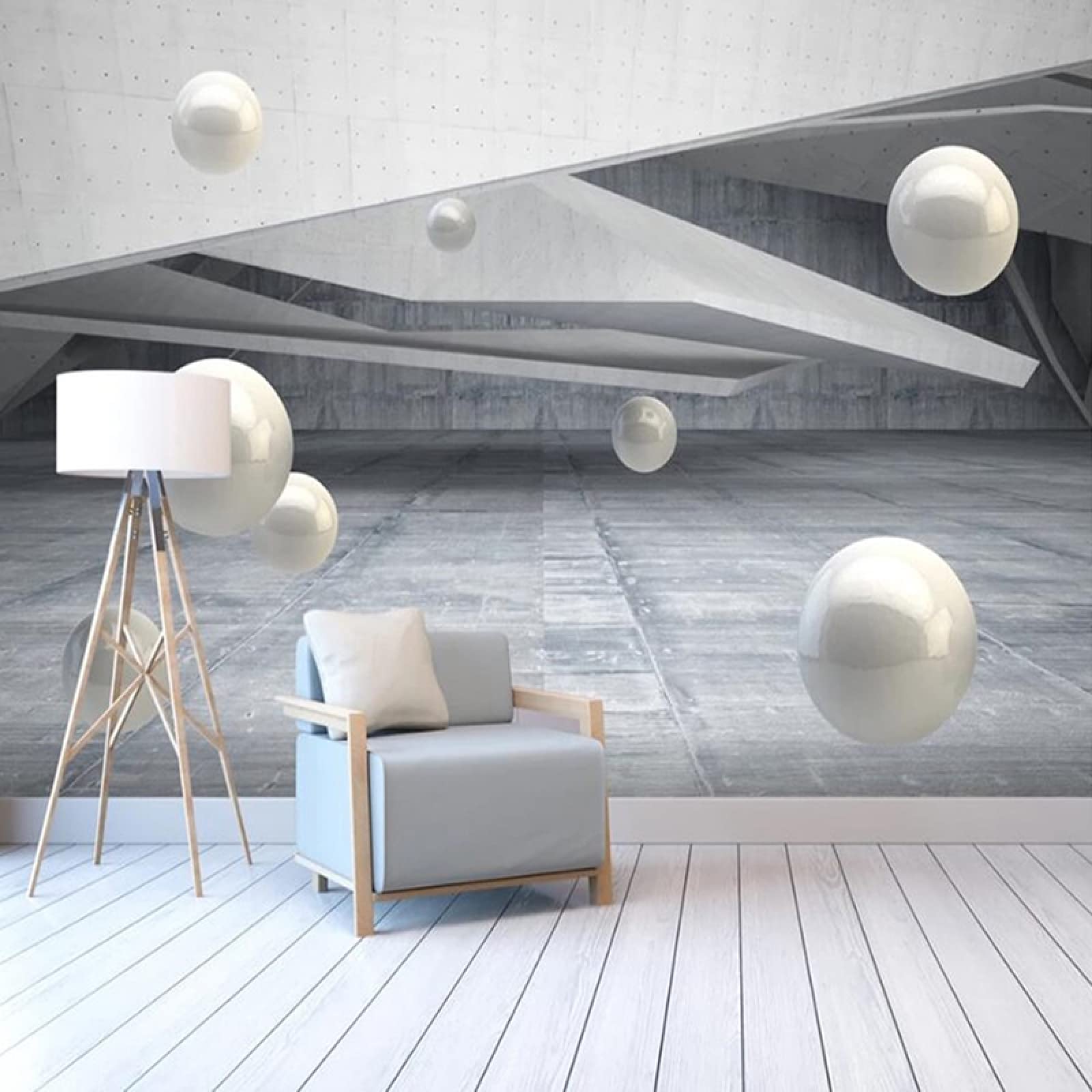 3D Abstract Architectural Space Wall Mural Wallpaper - 116