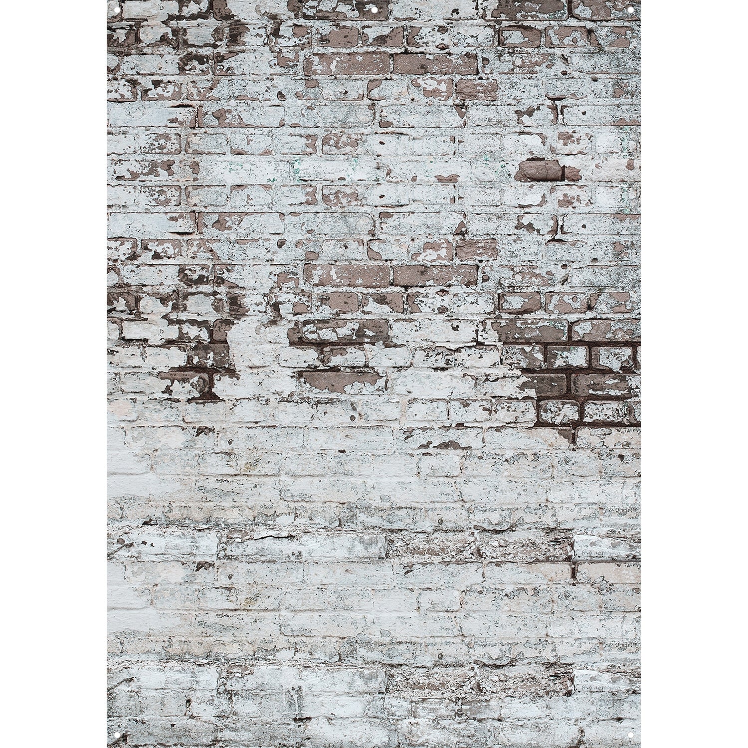 Weathered Brick Wall Canvas Backdrop - 5' x 7' X Drop Photography Background for Studio, Events & Home Decor