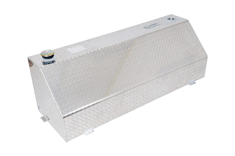 Dee Zee DZ92556 Wedge Transfer Tank for GMC Sierra 2500HD/3500HD (1999-2022) - Brite Tread Aluminum Design - Heavy Duty Truck Accessory for Water & Fuel Storage | Off-Road, Construction & Farming Use