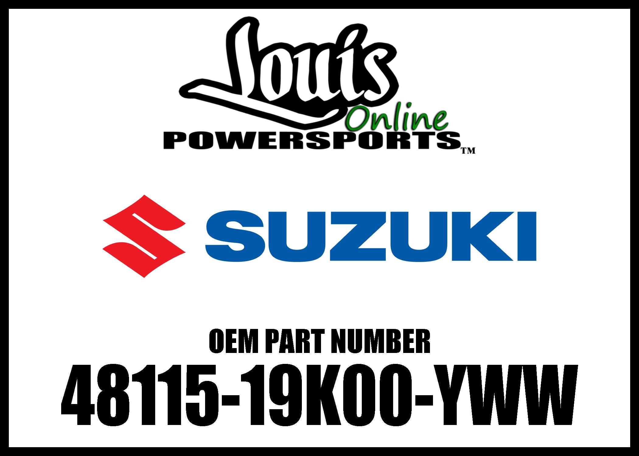 Original Suzuki 48115-19K00-YWW Side Upper Leg Shield - Compatible with Suzuki Motorcycles - Durable Protection for Riders - Perfect for Off-Road & Adventure Riding