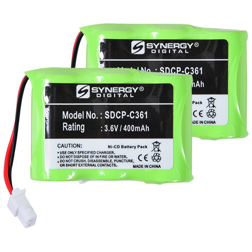 Radio Shack 23-396 Cordless Phone Battery Combo Pack - 2 x 3.5AA-W Rechargeable Batteries for Home & Office Phones | Long-Lasting Power Solution
