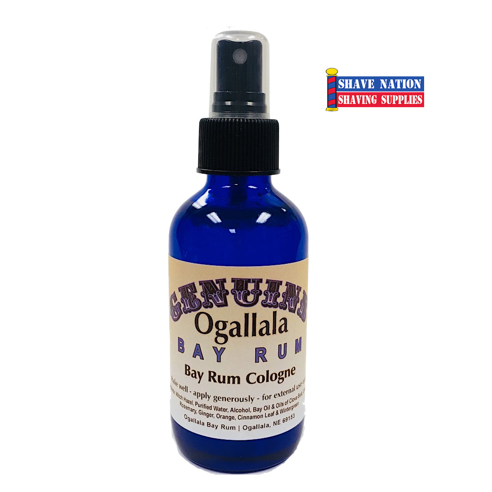 Ogallala Bay Rum Cologne Spray for Men - 4oz Long Lasting Fragrance with Natural Essential Oils - Perfect for Daily Use, Special Occasions & Gifts