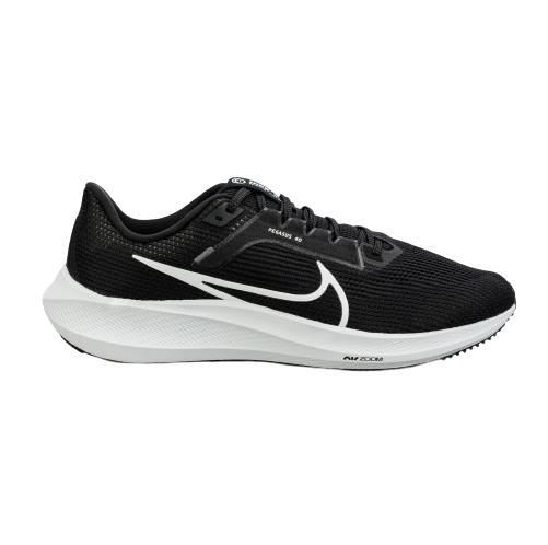 Nike Men's Pegasus 40 Running Shoes - Black/Iron Grey/White - Lightweight Cushioned Sneakers for Jogging, Gym & Everyday Wear