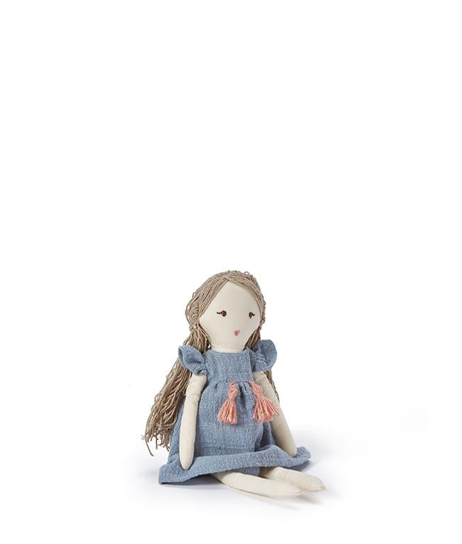 Baby Lily Doll - Soft Blue Plush Toy for Kids | Perfect for Playtime, Gifts & Nursery Decor