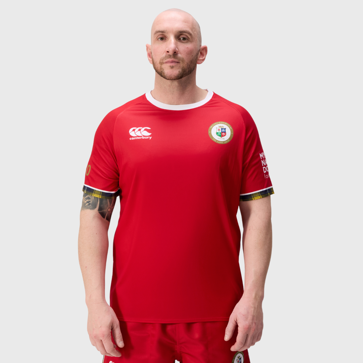 Canterbury My Name'5 Doddie Lions Trust T-Shirt - Rugby Fan Apparel for Charity Support & Casual Wear