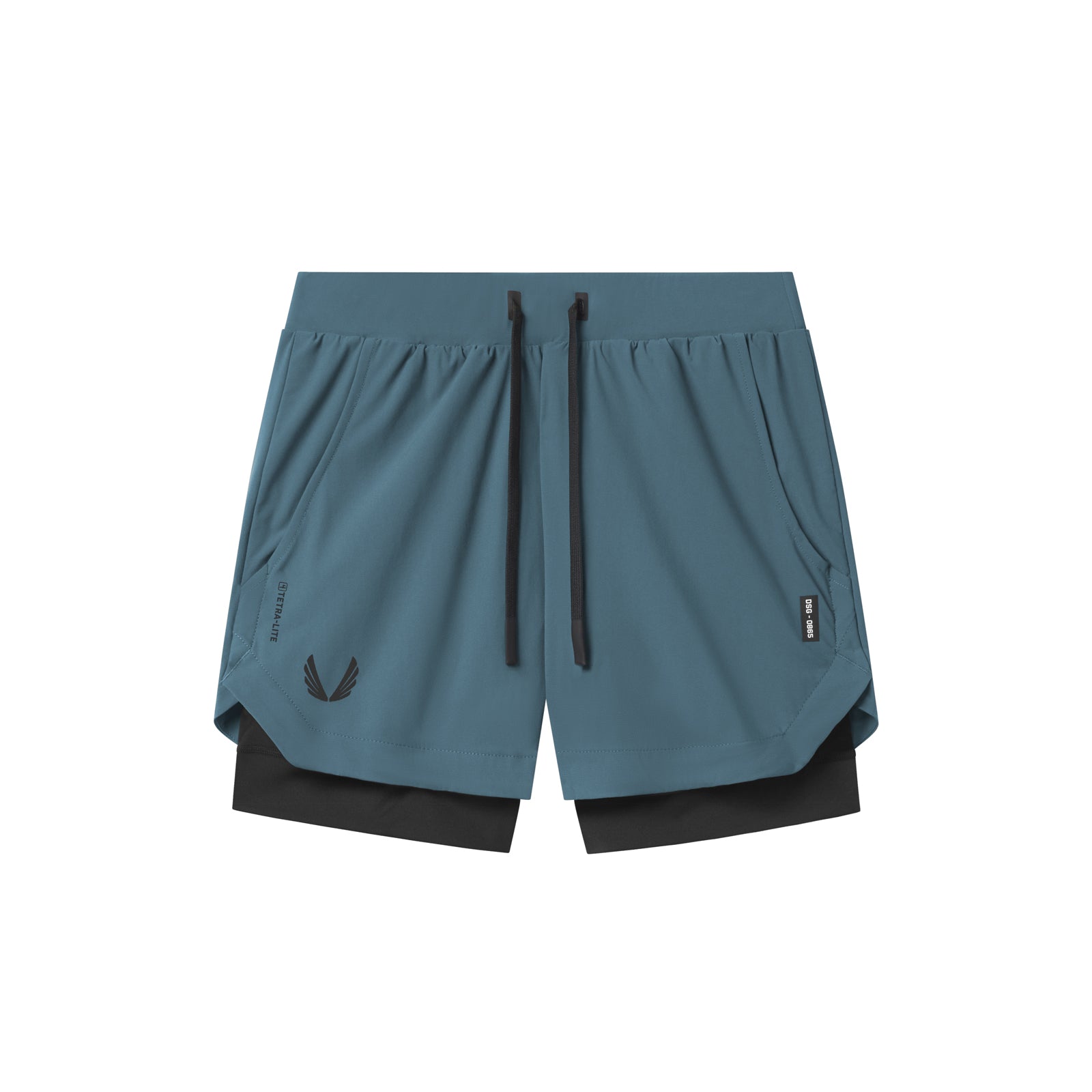 Tetra Lite® 5 Liner Short - Storm Wings/Black - Comfortable Men's Running Shorts for Gym, Workout & Outdoor Activities