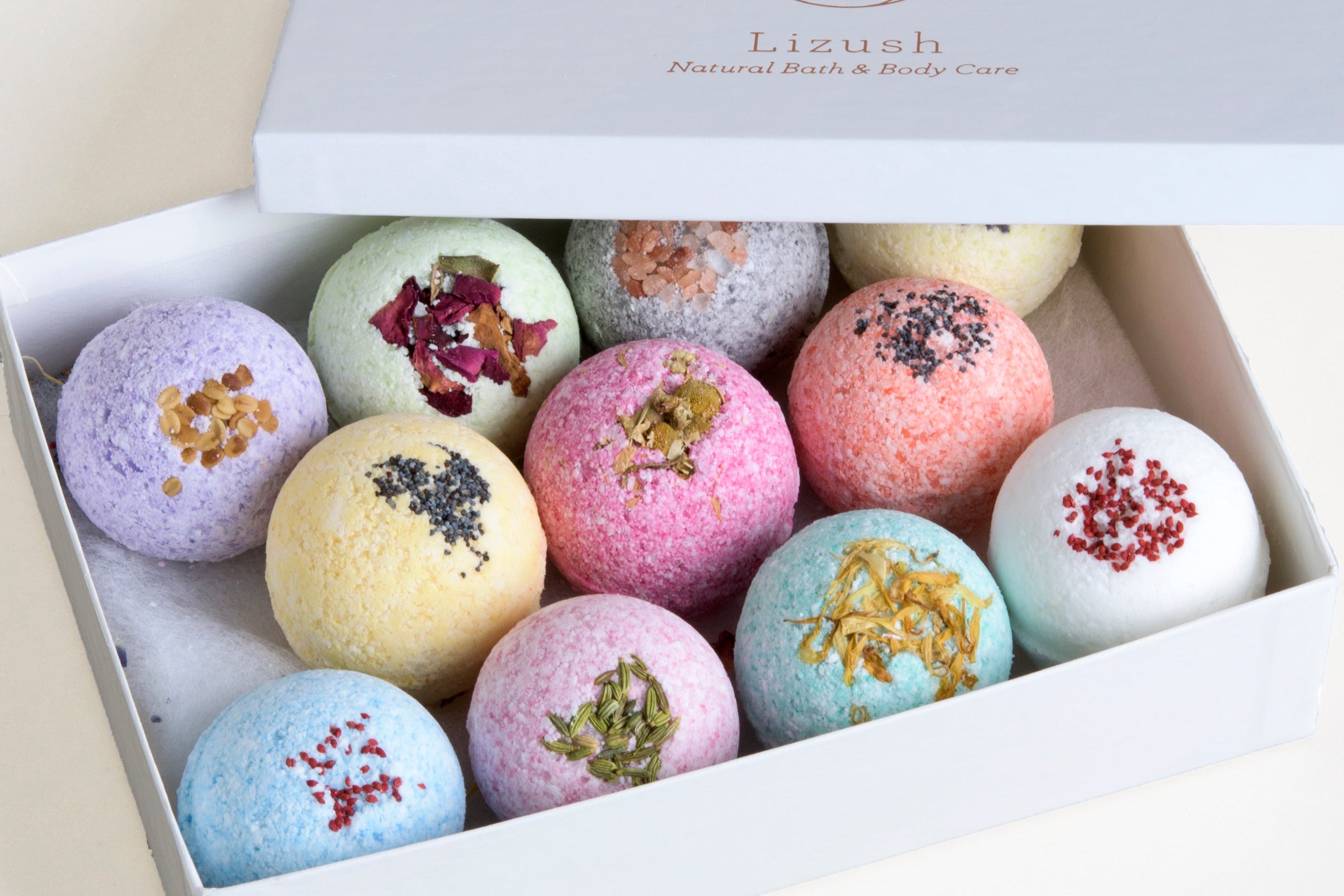 12-Piece Luxury Bath Bomb Gift Set - Assorted Aromatherapy Bath Bombs for Relaxation & Self-Care | Perfect Spa Gift for Women, Birthday & Holiday Present