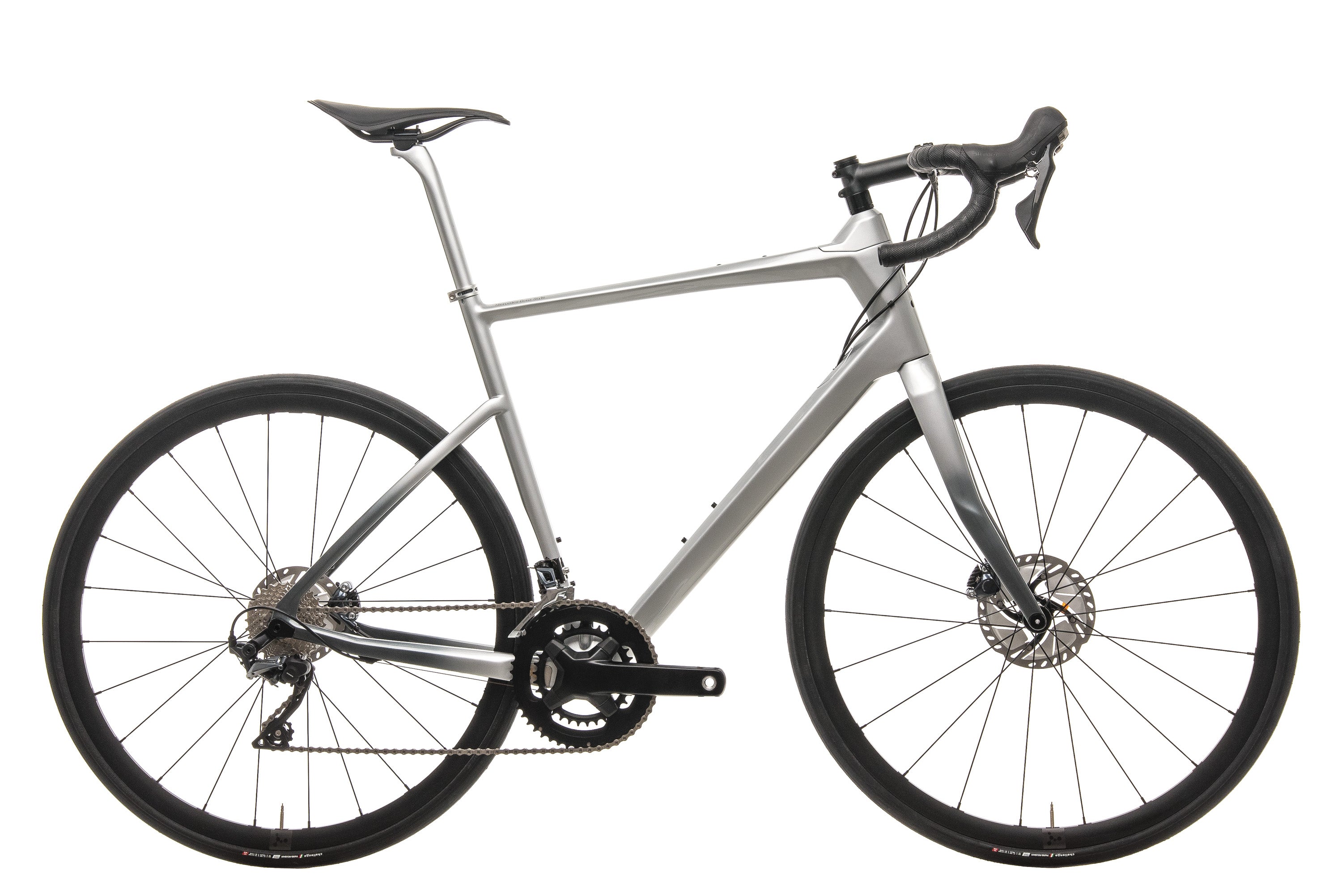 Argon 18 Krypton GF Disc Road Bike - Mercedes Benz Inspired Silver 47cm Frame (2019 Model, Large Size) | Perfect for Racing, Commuting & Long-Distance Cycling