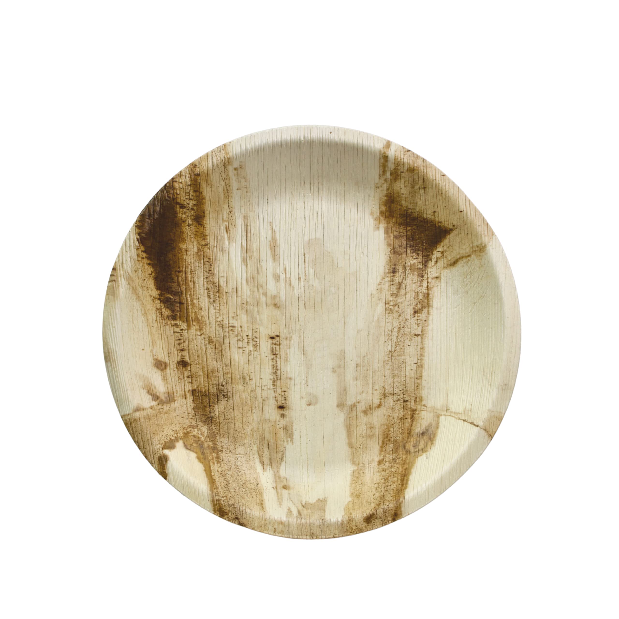 Eco-Friendly 8 Inch Round Areca Palm Leaf Disposable Plates - 100% Biodegradable & Compostable Dinnerware for Weddings, Parties, Picnics & Special Occasions (Pack of 25) | Perfect for Outdoor Dining, Sustainable Events & Eco-Conscious Entertaining